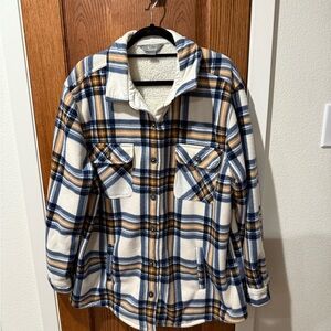 Cozy Plaid Fleece Jacket